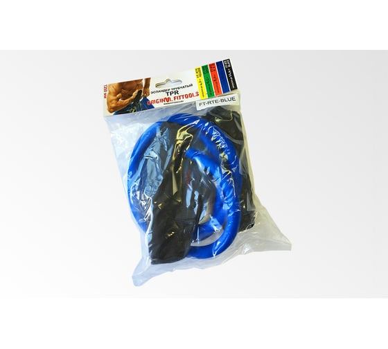 Трубчатый эспандер Original FitTools 5х13х1350 мм FT-RTE-BLUE