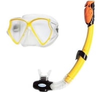 Набор для плавания Pro-Series: силиконовая маска и трубка с клапаном Intex 55960