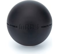 Мяч для миофасциального релиза Original FitTools 9 см, одинарный, черный FT-MARS-BLACK