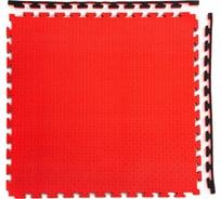 Будо-мат DFC 100x100 см, 25 мм, черный/красный 12281