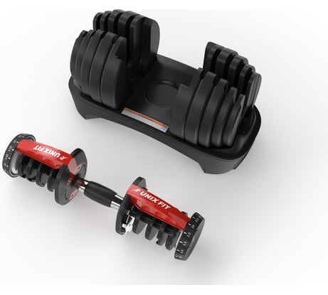 Гантель со ступенчатой регулировкой UNIXFIT 24 кг DBREGU24