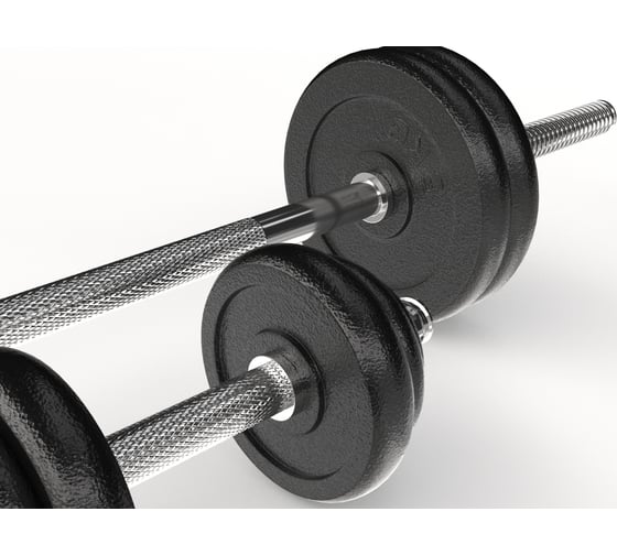 Набор гантелей и штанга в кейсе UNIXFIT 50 kg DBKITU50