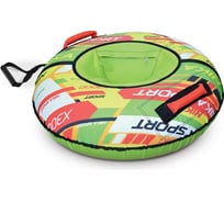 Надувная ватрушка-тюбинг с автокамерой Nika sport 70см, зеленый ТБ2К-70/42