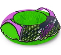 Надувная ватрушка-тюбинг со светодиодной лентой Nika Neotube green 90 см NT-90/2