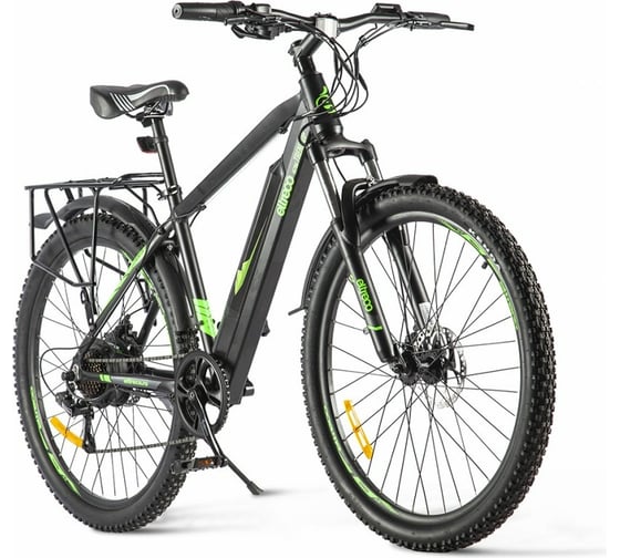 Велогибрид Eltreco Ultra Trend Up черно-зеленый 2500 023315-2500
