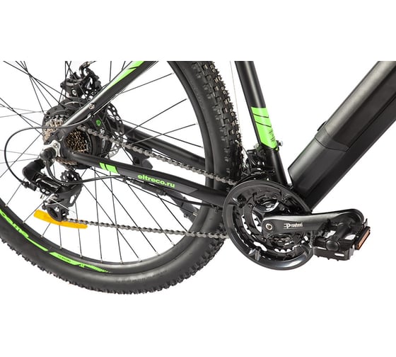 Велогибрид Eltreco Ultra MAX черно-зеленый 023318-2506