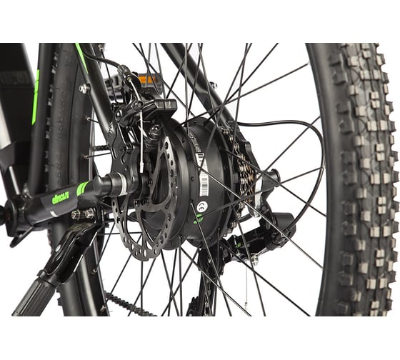 Велогибрид Eltreco Ultra MAX PRO черно-зеленый 023319-2509