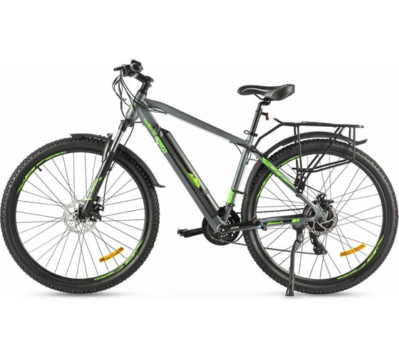 Велогибрид Eltreco Ultra MAX PRO серо-зеленый 023319-2510