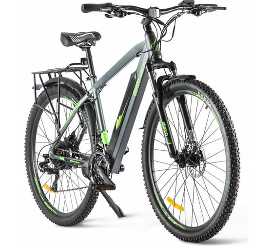 Велогибрид Eltreco Ultra MAX PRO серо-зеленый 023319-2510