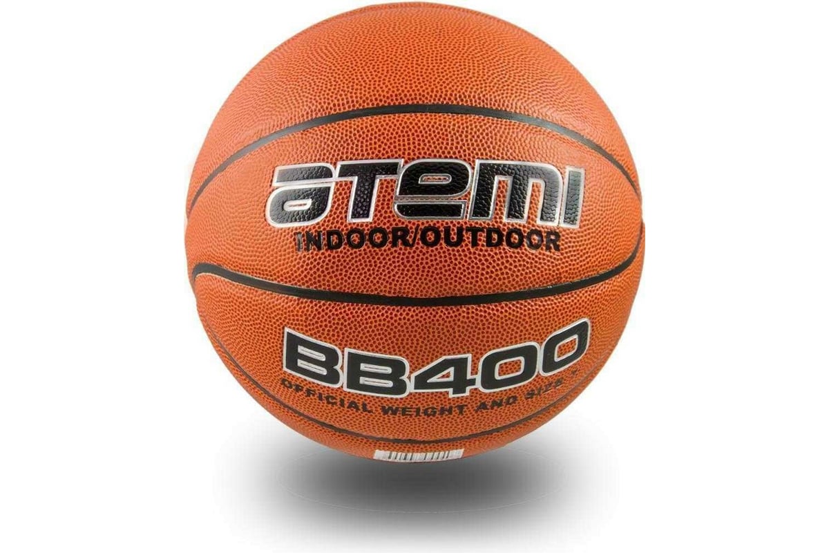 Баскетбольный мяч ATEMI BB400 р. 6, синтетическая кожа ПУ, 8 панелей ...