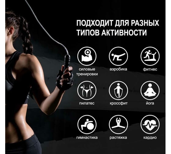 Детская скакалка FORTIUS NEON 3 м, желтая F210401-3FY