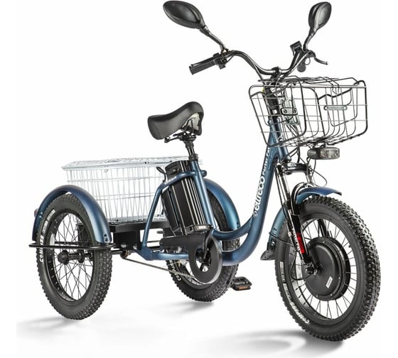 Трицикл Eltreco Porter Fat 500 UP! темно-синий 022871-2414 1