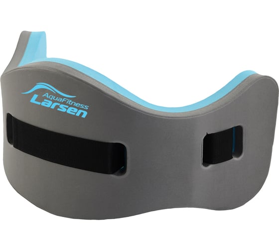 Пояс для аквааэробики Larsen AquaFitness YP-12 графит/бирюзовый 4690222166439