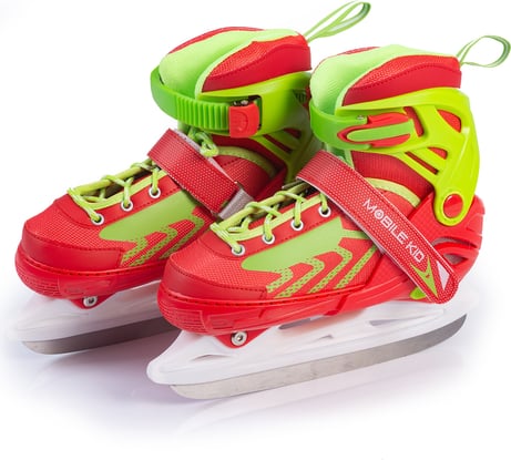 Раздвижные коньки-ролики Mobile Kid UNI SKATE 2 в 1, размер M/31-34, red-green 4610088640089