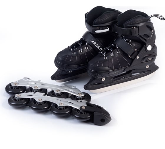 Раздвижные коньки-ролики Mobile Kid UNI SKATE 2 в 1 4610088640072