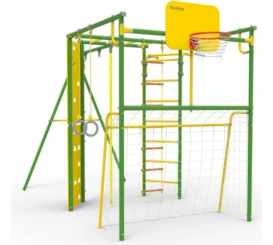 Спортивно-игровой комплекс ROKIDS УДСК -7.2 Атлет-К зеленый/желтый C07909001