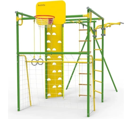 Спортивно-игровой комплекс ROKIDS УДСК -7.2 Атлет-К зеленый/желтый C07909001