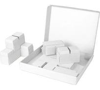 Строительный конструктор DIID большие блоки из картона, 30 деталей, белые blocks30bel