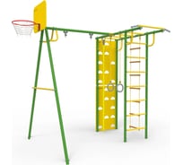 Спортивно-игровой комплекс ROKIDS УДСК -6.1 Тарзан Мини, зеленый/желтый C07905001