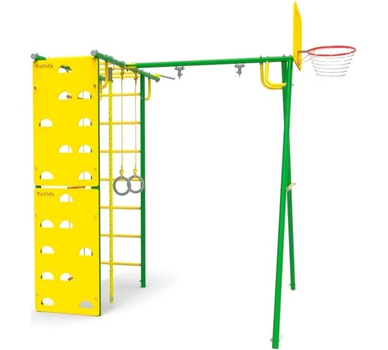 Спортивно-игровой комплекс ROKIDS УДСК -6.1 Тарзан Мини, зеленый/желтый C07905001