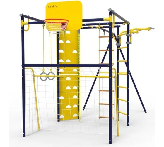 Спортивно-игровой комплекс ROKIDS УДСК -7.2 Атлет-К ультрамарин/желтый C07909002