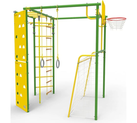 Спортивно-игровой комплекс ROKIDS УДСК -7 Атлет-Т зеленый/желтый C07911001