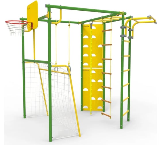 Спортивно-игровой комплекс ROKIDS УДСК -7 Атлет-Т зеленый/желтый C07911001
