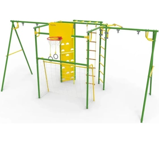 Спортивно-игровой комплекс ROKIDS УДСК -7.3 Атлет-К2 Зеленый/желтый C07910001