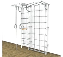 Шведская стенка ROKIDS Роки с рукоходом, белый/серый C07296001