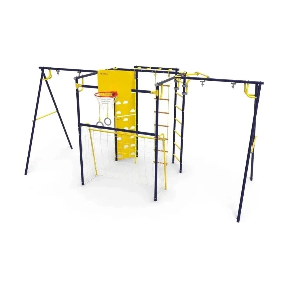 Спортивно-игровой комплекс ROKIDS УДСК -7.3 Атлет-К2 ультрамарин/желтый ...