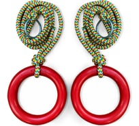 Гимнастические детские кольца BARFITS красный м091к