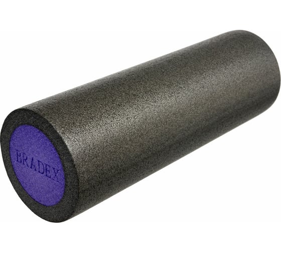 Ролик для йоги и пилатеса BRADEX 15x45 см, серый SF 0821