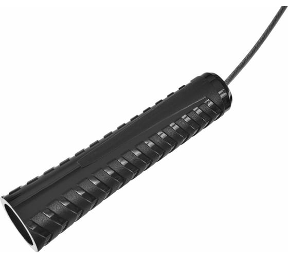 Скакалка с металлическим шнуром для фитнеса BRADEX 3 м, черная SF 0878