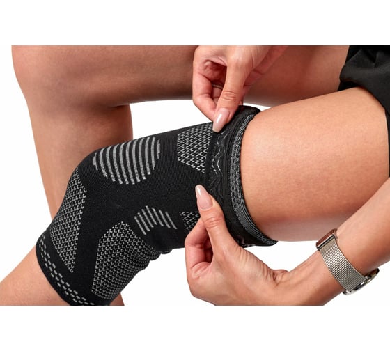 Суппорт колена BRADEX р. S, серый SF 0662