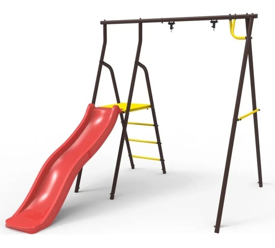Горка ROKIDS УДК-1 шоколад/желтый C08707003 1