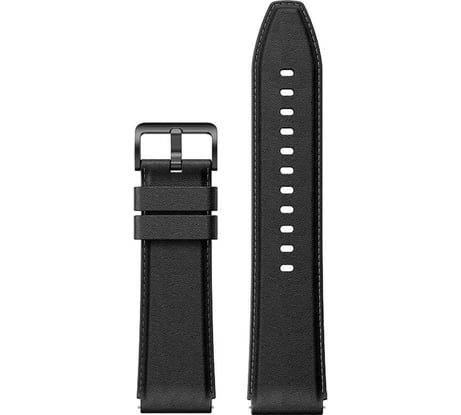 Кожаный ремешок Xiaomi для смарт-часов Watch S1 Strap Leather Black BHR5732GL