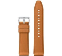 Кожаный ремешок Xiaomi для смарт-часов Watch S1 Strap Leather Brown BHR5591GL