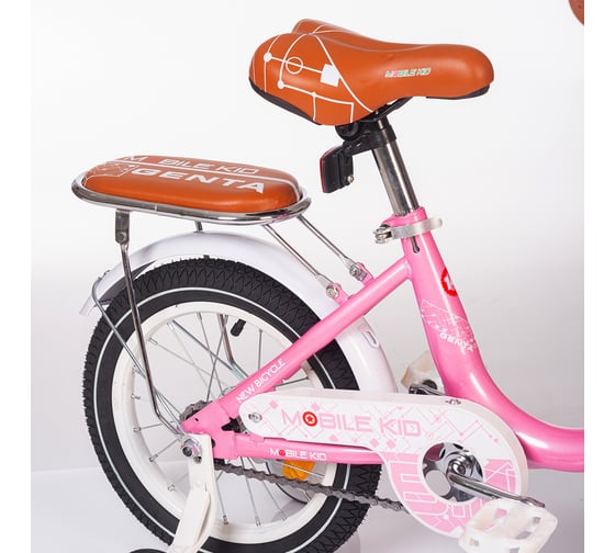 Детский двухколёсный велосипед Mobile Kid GENTA 14 PINK 4610088640287
