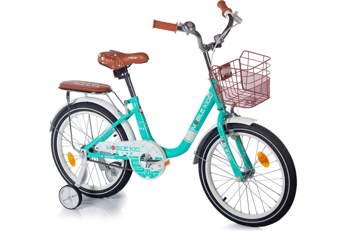 Детский двухколёсный велосипед Mobile Kid GENTA 14 CYAN 4610088640959 ...