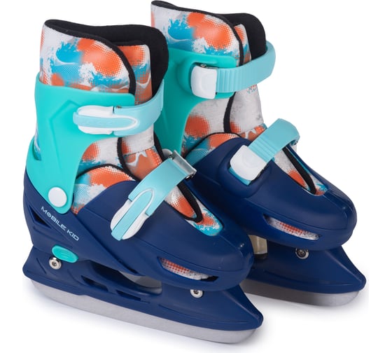 Коньки-ролики 3 в 1 Mobile Kid TWIN SEASONS размер S, CYAN BLUE 4610088641178