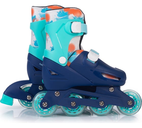 Коньки-ролики 3 в 1 Mobile Kid TWIN SEASONS размер S, CYAN BLUE 4610088641178