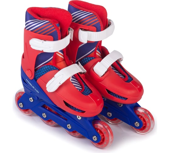 Коньки-ролики 3 в 1 Mobile Kid TWIN SEASONS размер M, RED BLUE 4610088641161