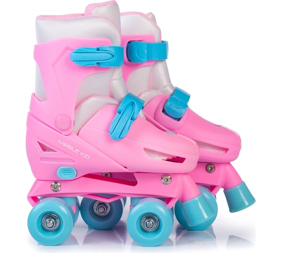 Коньки-ролики 3 в 1 Mobile Kid TWIN SEASONS размер M, PINK 4610088641154