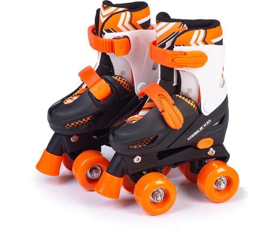 Коньки-ролики 3 в 1 Mobile Kid TWIN SEASONS размер M, ORANGE, 22 4610088641215