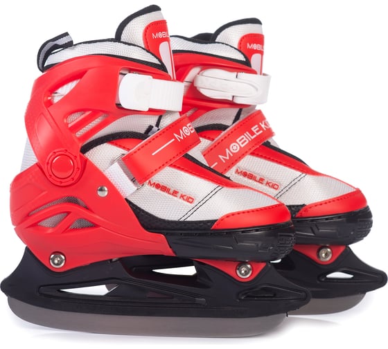 Коньки-ролики 2 в 1 Mobile Kid UNI SKATE размер M, RED WHITE 4610088641277