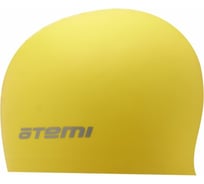 Шапочка для плавания ATEMI TC406 тонкий силикон, желтая 00000098095