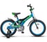 Велосипед STELS 14" Jet, размер рамы 8.5" голубой/зелёный LU087402 1