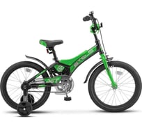 Велосипед STELS 16" Jet, размер рамы 9" чёрный/зелёный LU085920