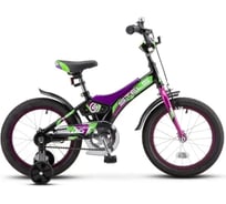 Велосипед STELS 16" Jet, размер рамы 9" чёрный/фиолетовый LU084501
