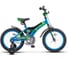 Велосипед STELS 16" Jet, размер рамы 9" голубой/зелёный LU087403 1